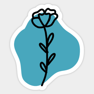 Aesthetic Flower Sticker